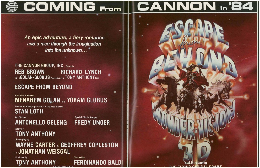 Escape From Beyond poster in Reporter
